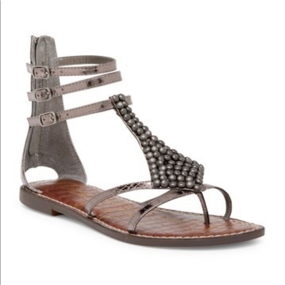 Sam Edelman Shoes - NEW Sam Edelman Ginger Beaded Gladiator Sandal 6